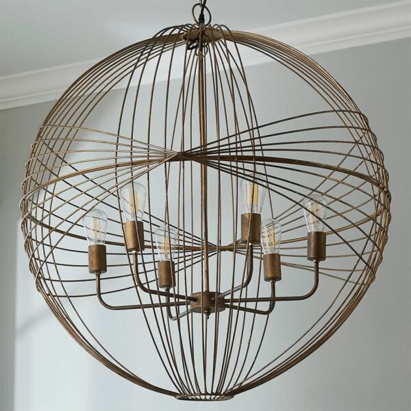 GLOBE BINDING CHANDELIER