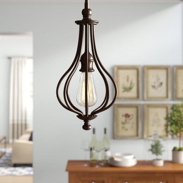 Light Olde Bronze Single Pendant