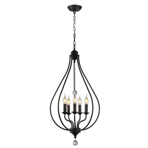 Light Bnique Black Single Pendant - Image 2