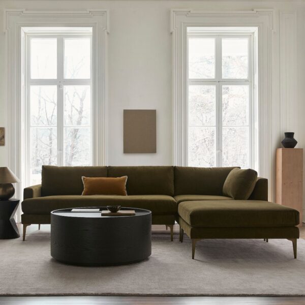 Andes 3-Piece Ottoman Sectional (90"–105")