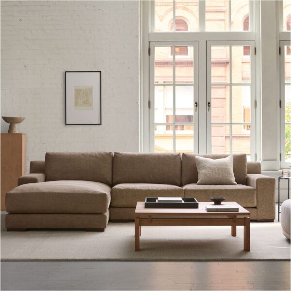 Dalton 2-Piece Chaise Sectional (111"–121")