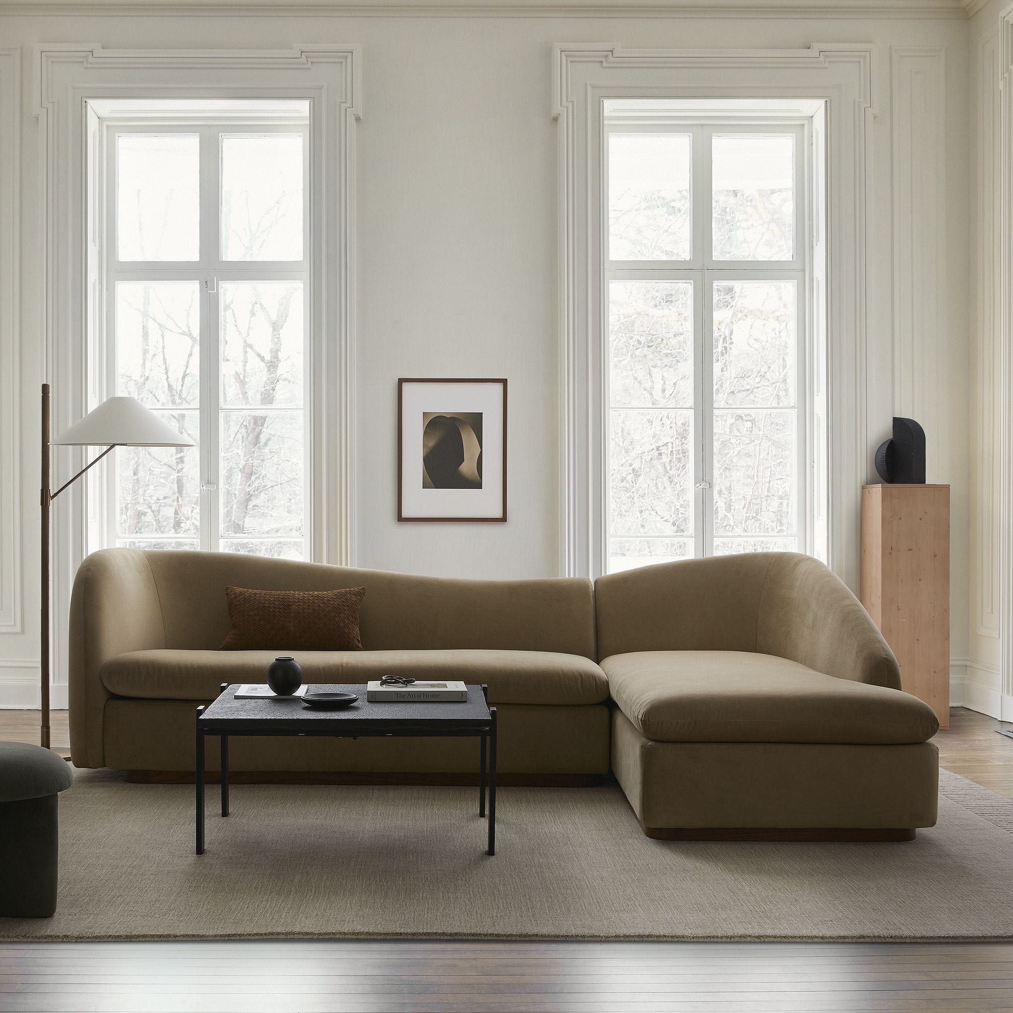 Kaufman 2-Piece Chaise Sectional (105.5″) 5 seater