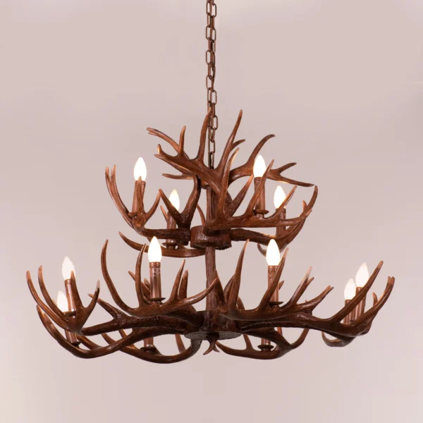 Antler Chandelier, wooden Chandelier, antique chandelier