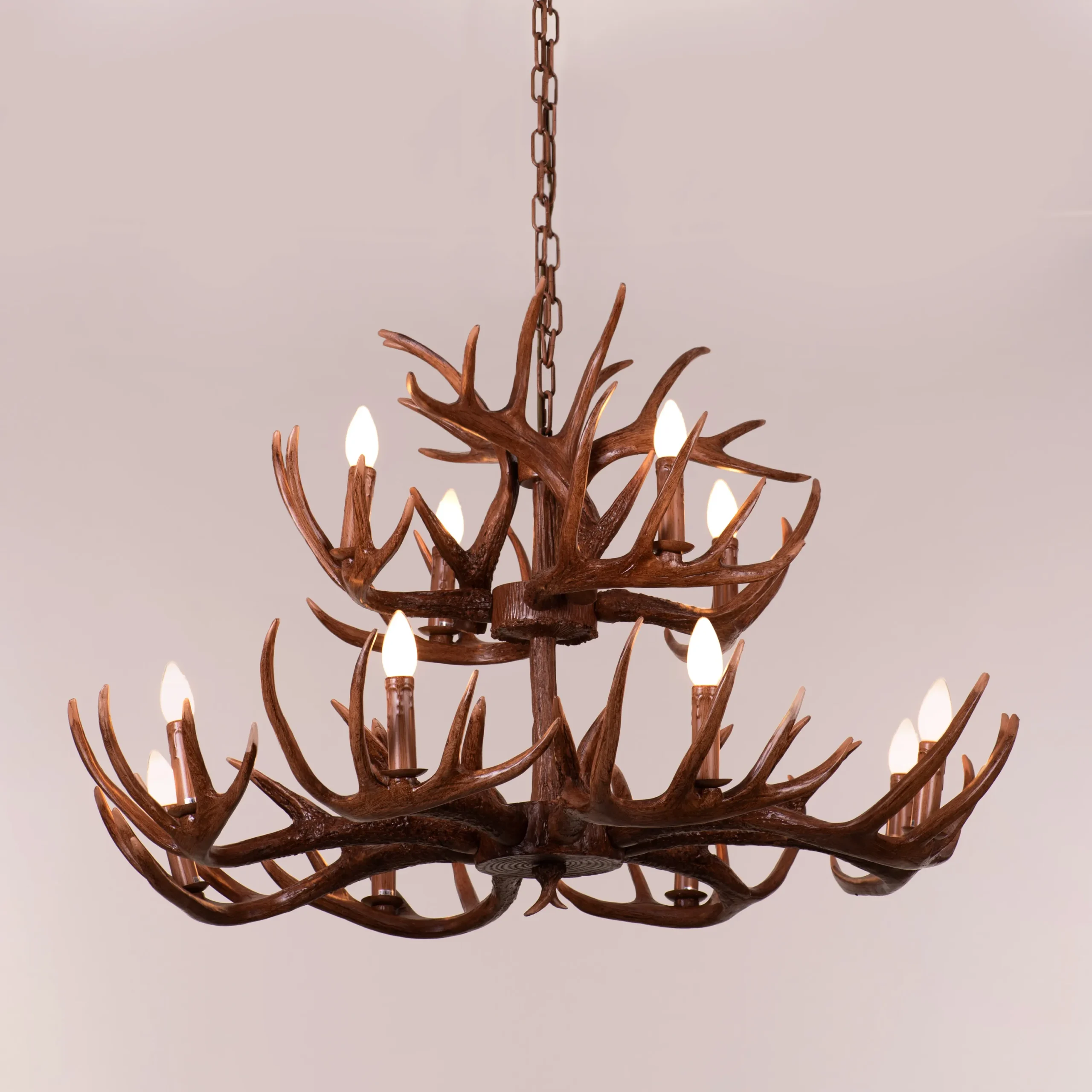 Antler Chandelier, wooden Chandelier, antique chandelier