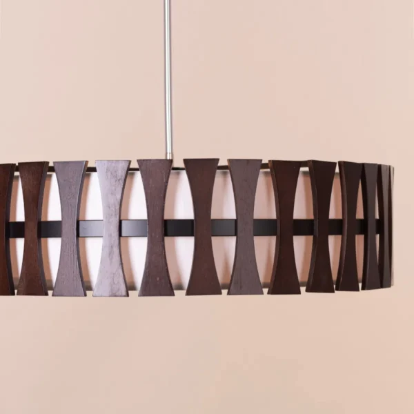 Positive Energy Wooden Pendant Light Chandelier , Wooden Chandelier, Unique Chandelier, Pendant Chandelier  - Image 5