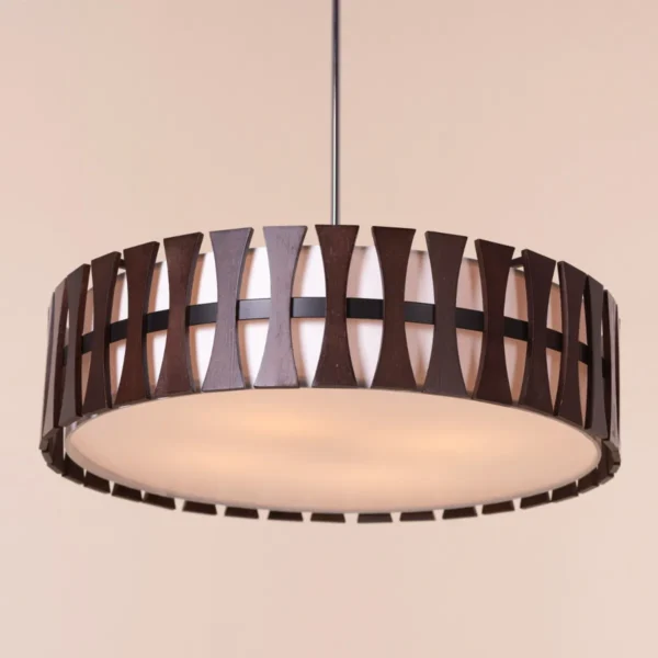 Positive Energy Wooden Pendant Light Chandelier , Wooden Chandelier, Unique Chandelier, Pendant Chandelier 