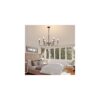 Chandelier | Rustic 6-Light Wood Chandelier for Dining Room and Living Room - Image 5
