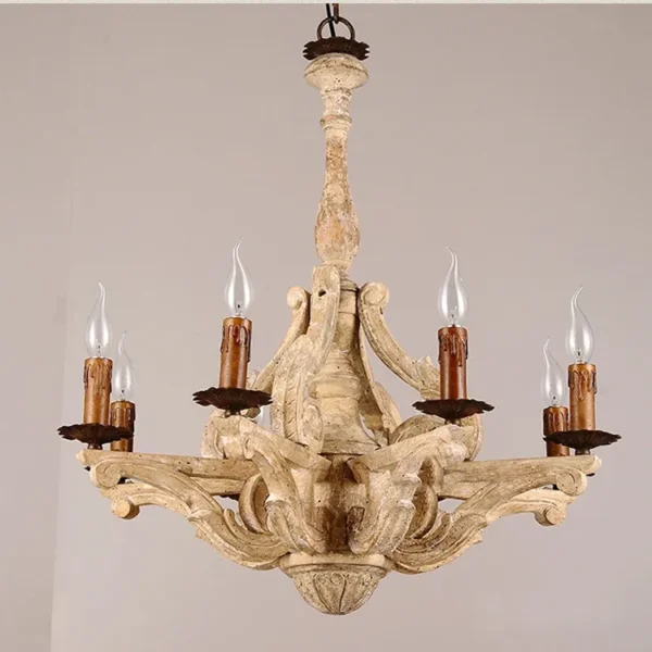 Chandelier | Pendant Lamps Wooden Chandelier Lighting For Living Dining Room - Image 2