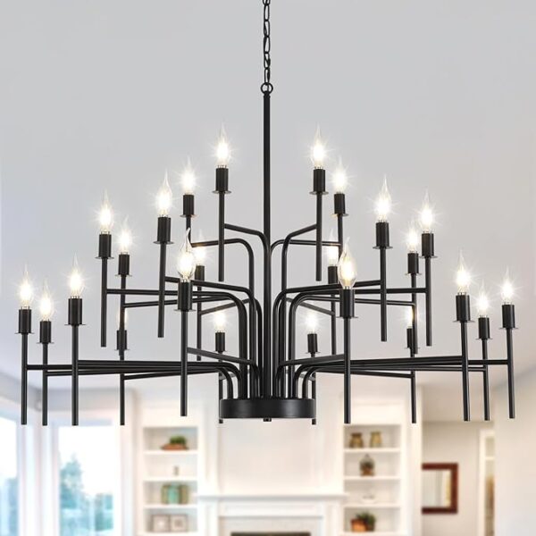 Iron chandelier