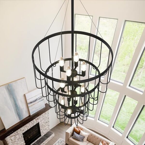 Iron chandelier