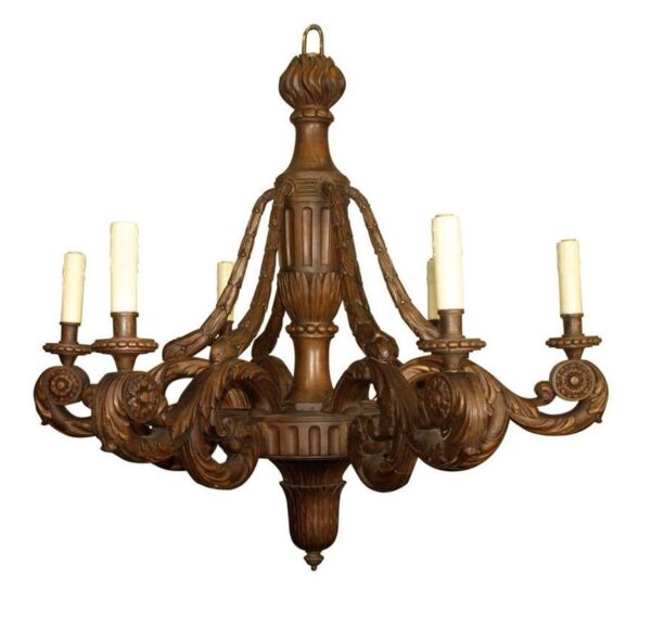 Chandelier | Wooden Carved Chandelier