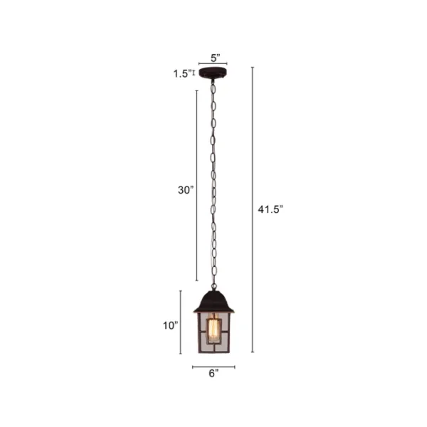 (Coffee) Outdoor Pendant Light - Image 5