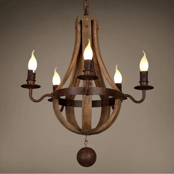 Iron chandelier