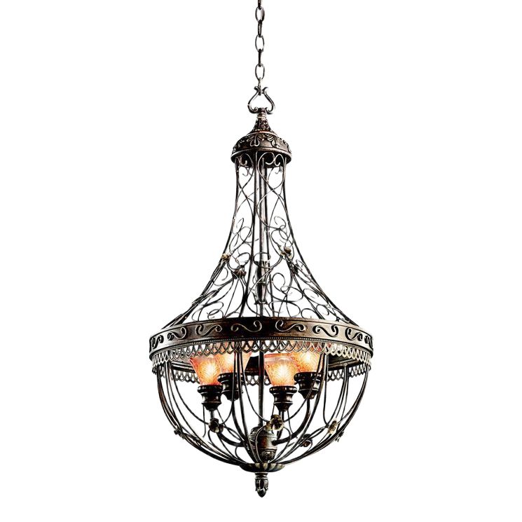 Wrought Iron chandelier 
