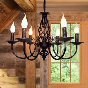 Wrought Iron Chandelier